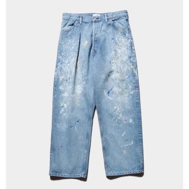 1年保証』 COMOLI - HERILLヘリル21SS 15oz Denim Tuck Splash 4PK
