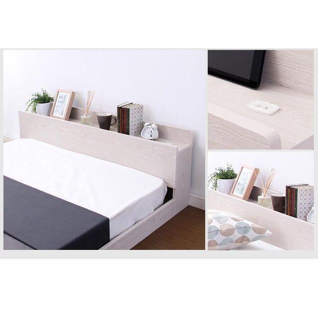 デザイン フロア ベッド（シングル） インテリア/住まい/日用品のベッド/マットレス(シングルベッド)の商品写真