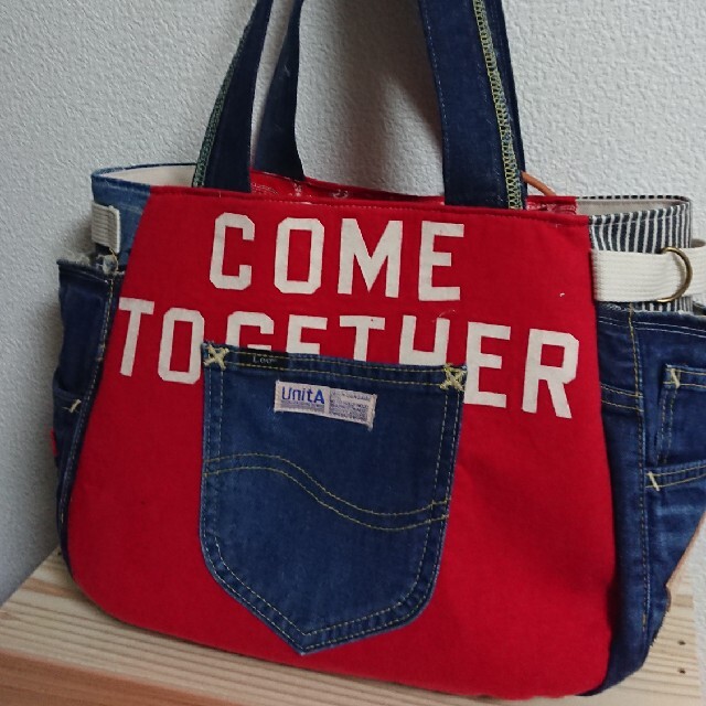 DENIM DUNGAREE - sold out デニムリメイク肩がけトートバッグの通販 DENIM DUNGAREE - sold out デニムリメイク肩がけトートバッグの通販