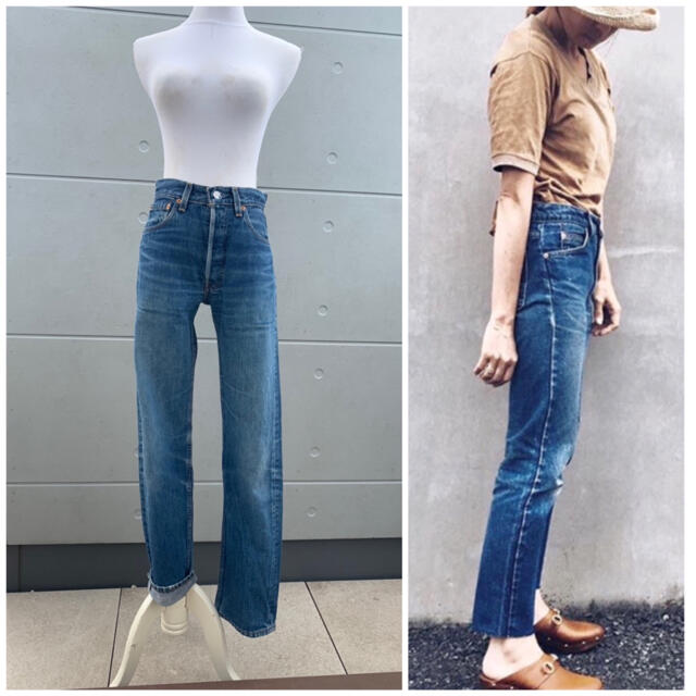 Levi's(リーバイス)のLevi's 501 USA製 W28 ハイウエストデニム レディースデニム レディースのパンツ(デニム/ジーンズ)の商品写真