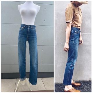 リーバイス(Levi's)のLevi's 501 USA製 W28 ハイウエストデニム レディースデニム(デニム/ジーンズ)