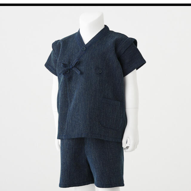 MUJI (無印良品)(ムジルシリョウヒン)の甚平　100 キッズ/ベビー/マタニティのキッズ服男の子用(90cm~)(甚平/浴衣)の商品写真