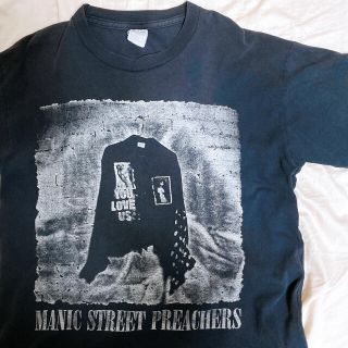 ヘインズ(Hanes)の【希少】90's MANIC STREET PREACHERS Tシャツ(Tシャツ/カットソー(半袖/袖なし))