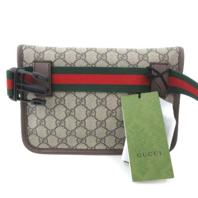 Gucci(グッチ)の未使用品 グッチ ネオヴィンテージ GGスプリーム 493930 ベルトバッグ メンズのバッグ(ウエストポーチ)の商品写真