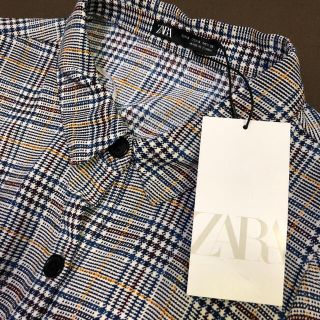 ザラ(ZARA)のZARA チェックロングワンピース　プリーツ　マキシ　(ロングワンピース/マキシワンピース)