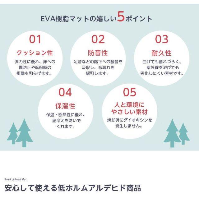 サイドパーツ付き！ナチュラルな木目調ジョイントマット 32枚セット インテリア/住まい/日用品のラグ/カーペット/マット(その他)の商品写真