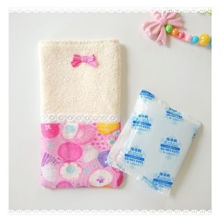 保冷剤入れハンカチ☆子供用(外出用品)