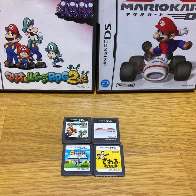 任天堂(ニンテンドウ)のDS マリオシリーズ セット売り エンタメ/ホビーのゲームソフト/ゲーム機本体(家庭用ゲームソフト)の商品写真