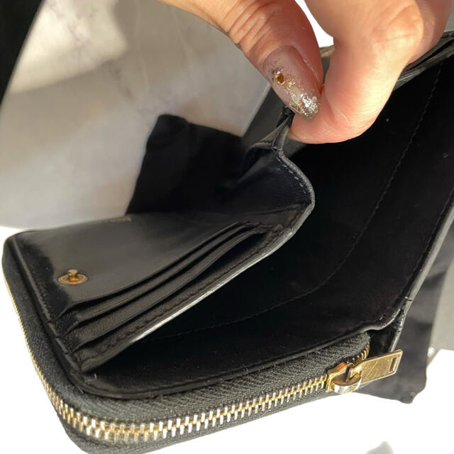 Saint Laurent(サンローラン)のサンローラン　クロコ　ゴールド　二つ折り財布　財布　ウォレット　クロコダイル レディースのファッション小物(財布)の商品写真