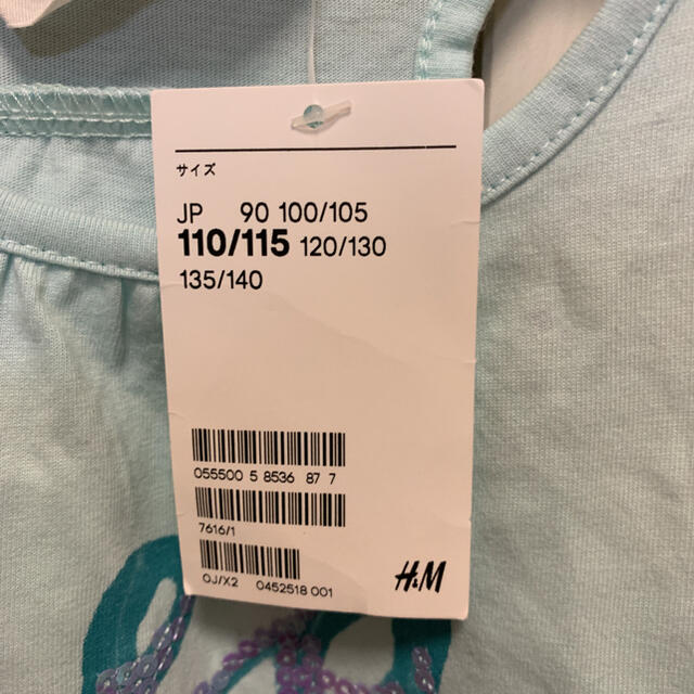 H&H(エイチアンドエイチ)の新品 H＆M トップス 4～6歳 キッズ/ベビー/マタニティのキッズ服女の子用(90cm~)(Tシャツ/カットソー)の商品写真