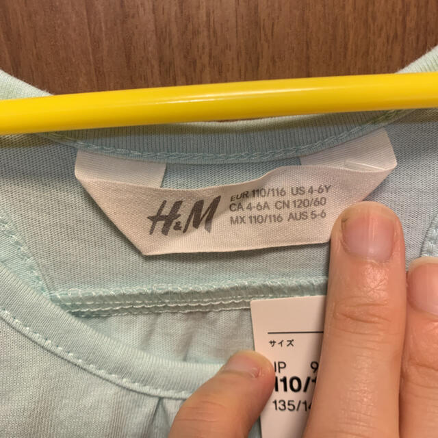 H&H(エイチアンドエイチ)の新品 H＆M トップス 4～6歳 キッズ/ベビー/マタニティのキッズ服女の子用(90cm~)(Tシャツ/カットソー)の商品写真