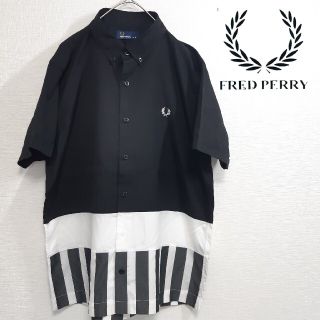 フレッドペリー(FRED PERRY)の【美品】FRED PERRY/フレッドペリー 半袖 シャツ 切替デザイン 月桂樹(シャツ)