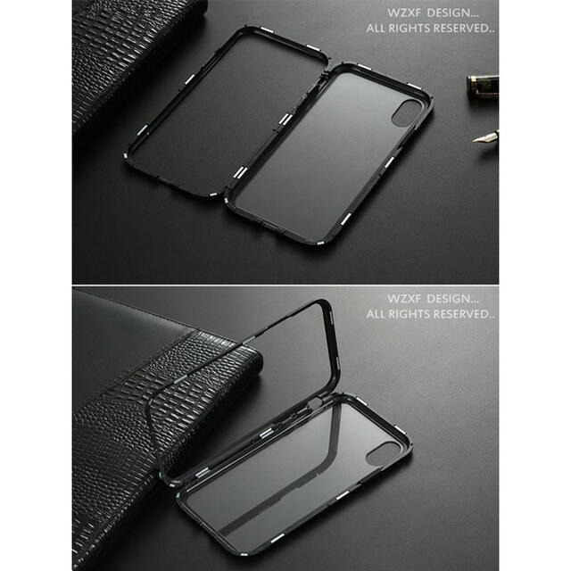 iPhone XS max ガラスケース 新品未使用 スマホ/家電/カメラのスマホアクセサリー(iPhoneケース)の商品写真