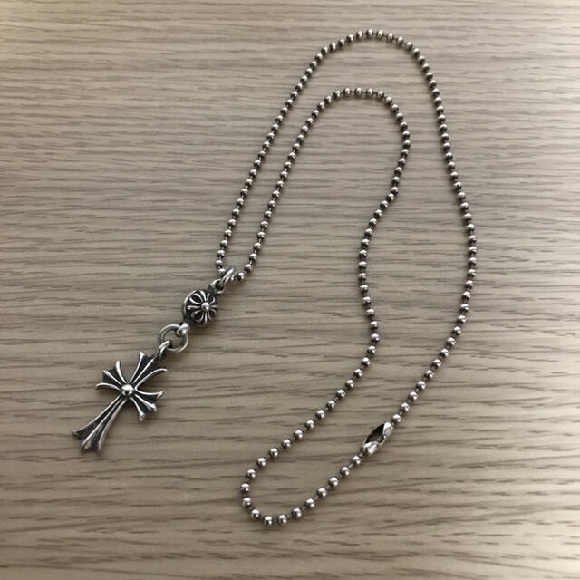 Chrome Hearts(クロムハーツ)のクロムハーツ オールド 1ボールタイニー CHクロス ネックレス  メンズのアクセサリー(ネックレス)の商品写真