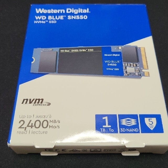 Western Digital  WD NVMe SSD 1TBスマホ/家電/カメラ