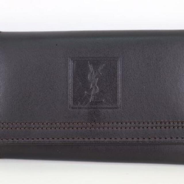 【新品未使用品　箱付き】YEVS SAINT LAURENT 4連キーケース　黒