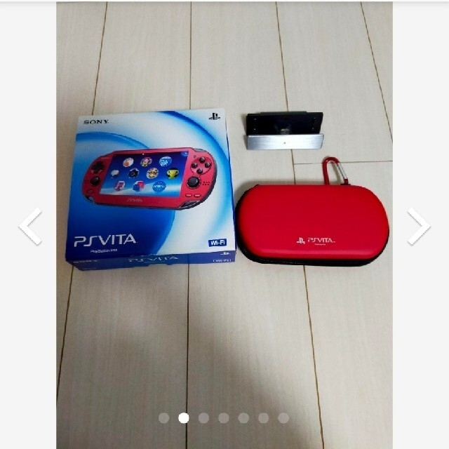 PlayStation Vita(プレイステーションヴィータ)の【美品】SONY PlayStationVITA PCH-1000 ZA03 エンタメ/ホビーのゲームソフト/ゲーム機本体(携帯用ゲーム機本体)の商品写真