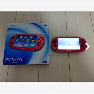 プレイステーションヴィータ(PlayStation Vita)の【美品】SONY PlayStationVITA PCH-1000 ZA03(携帯用ゲーム機本体)