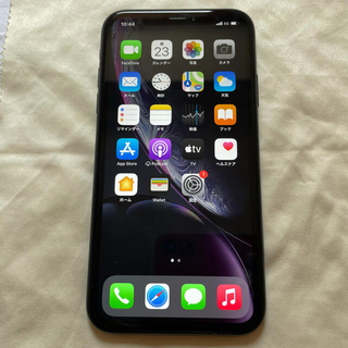 アイフォーン(iPhone)のiPhone XR 256GB ブラック SIMロック解除済(スマートフォン本体)