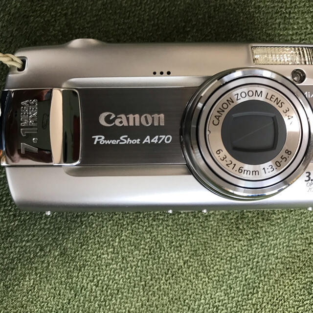 Canon(キヤノン)のPowerShot A470乾電池対応コンパクトデジタルカメラ スマホ/家電/カメラのカメラ(コンパクトデジタルカメラ)の商品写真