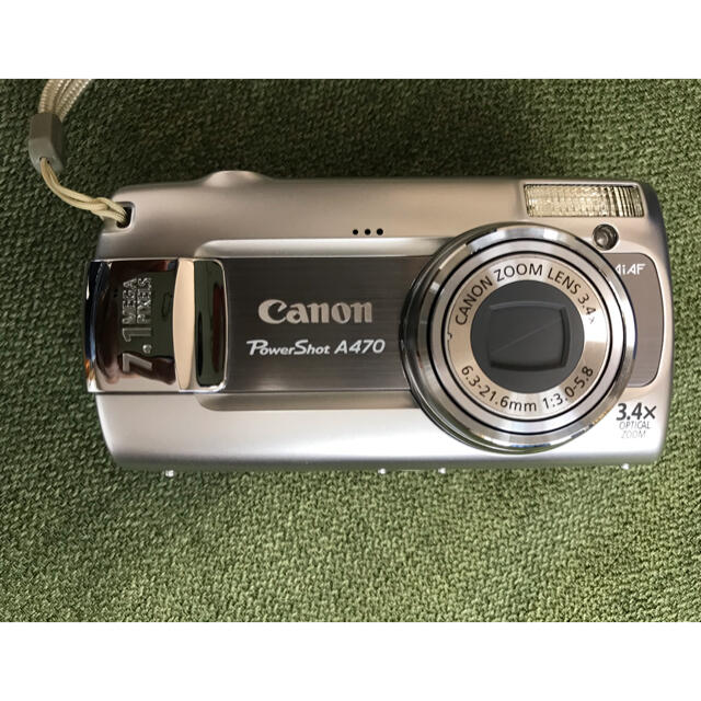 Canon(キヤノン)のPowerShot A470乾電池対応コンパクトデジタルカメラ スマホ/家電/カメラのカメラ(コンパクトデジタルカメラ)の商品写真