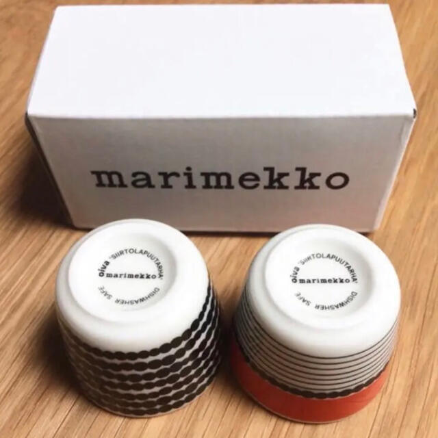 marimekko(マリメッコ)の新品 2個セット marimekko マリメッコ エッグカップ インテリア/住まい/日用品のキッチン/食器(食器)の商品写真