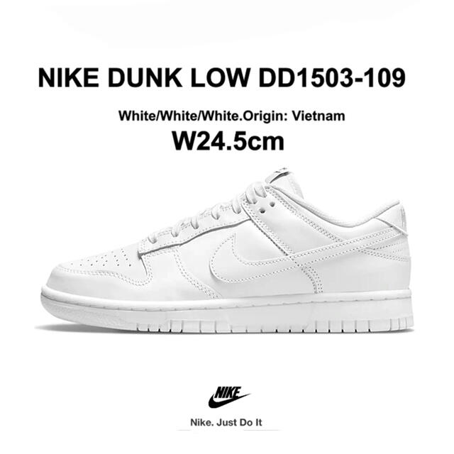 【W24.5㎝】NIKE DUNK LOWスニーカー