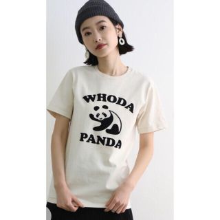 アダムエロぺ(Adam et Rope')のmixta PANDA Tシャツ(Tシャツ(半袖/袖なし))