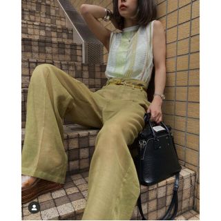 アメリヴィンテージ(Ameri VINTAGE)のweb即完★1回着用★Ameri Vintage SHEER PANTS(カジュアルパンツ)