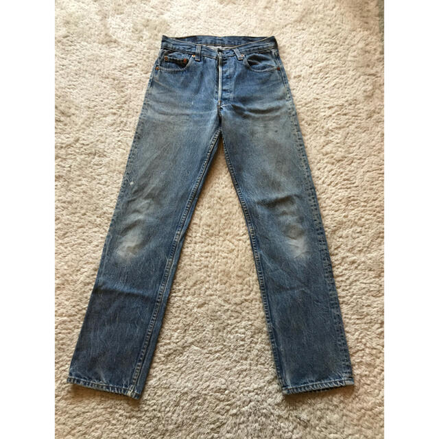 Levi's(リーバイス)のLevi's 501 USA製 アイスブルー　デニム　レディースサイズ レディースのパンツ(デニム/ジーンズ)の商品写真