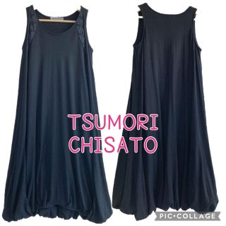 ツモリチサト(TSUMORI CHISATO)のツモリチサト　アンゴラ混ニットワンピ(ひざ丈ワンピース)