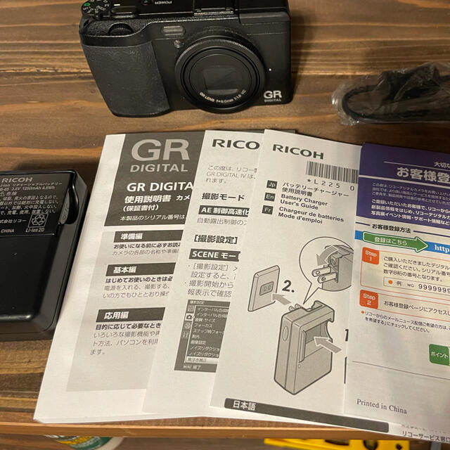 コンパクトデジタルカメラRICOH GR DIGITAL Ⅳ シャッター数400