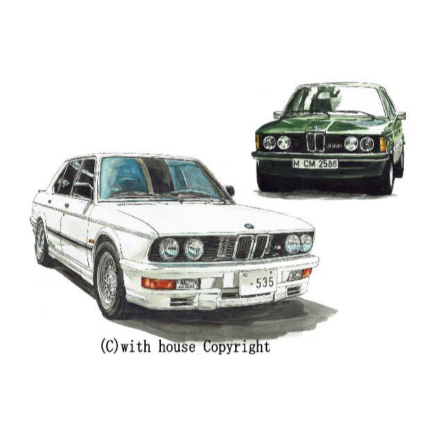 GC-1314 BMW 323i/M535i限定版画直筆サイン額装●作家平右ヱ門 1