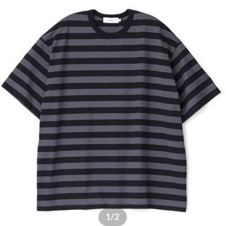 コモリ(COMOLI)のGraphpaper / Border S/S Tee(Tシャツ/カットソー(半袖/袖なし))