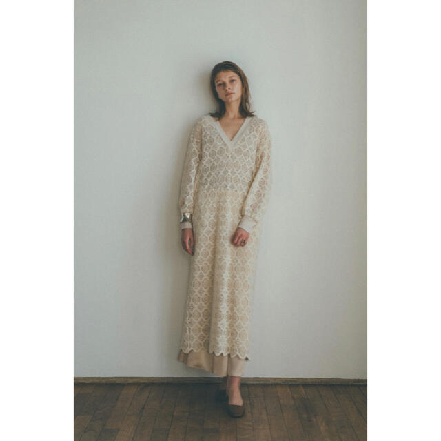 CLANE クラネ　VINTAGE LACE LOOSE ONE PIECE 2