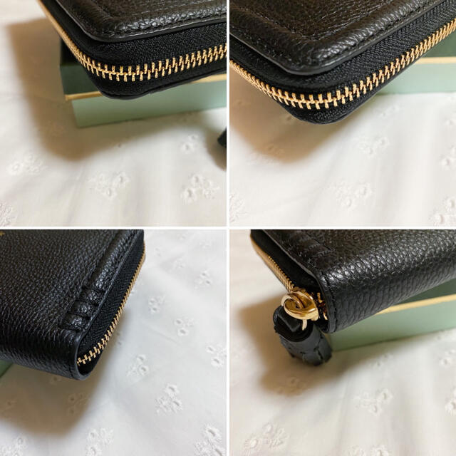 kate spade new york(ケイトスペードニューヨーク)のkate spade NEW YORK ケイトスペード長財布 黒 ラウンドジップ レディースのファッション小物(財布)の商品写真