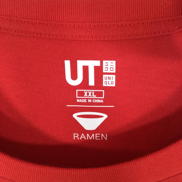 UNIQLO(ユニクロ)の【新品未使用】【コラボ】UNIQLO×一風堂　Tシャツ　赤丸　ラーメン　限定 メンズのトップス(Tシャツ/カットソー(半袖/袖なし))の商品写真