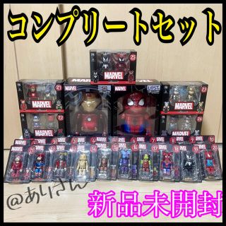 マーベル(MARVEL)のhappyくじ　marvel マーベル　ベアブリック　フルコンプリートセット(アメコミ)