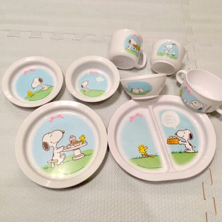 スヌーピー(SNOOPY)のスヌーピー　赤ちゃん用食器　割れない食器(離乳食器セット)