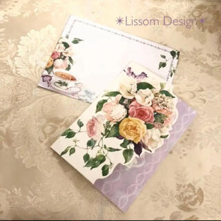 ✴︎Lissom Design✴︎リゾムデザイン グリーティングカード Rose(カード/レター/ラッピング)