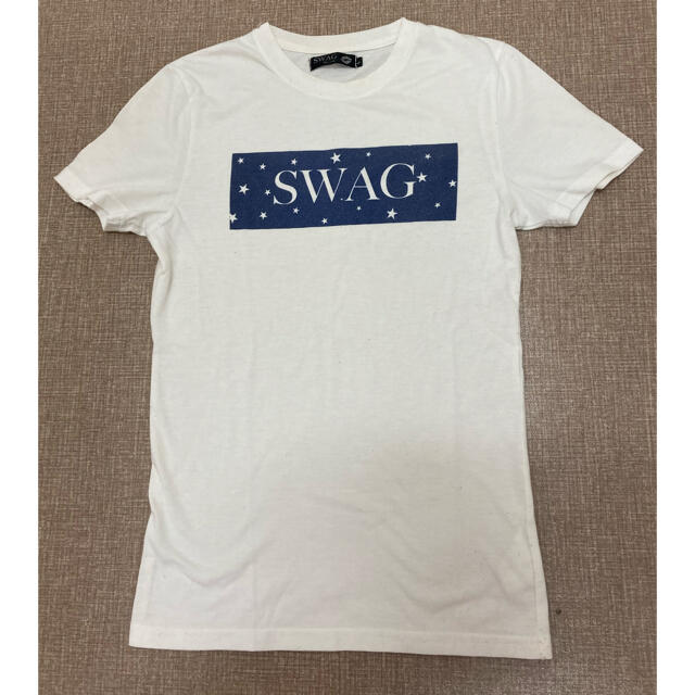 FUGA(フーガ)のSWAGボックスプリントTシャツ　White Sサイズ　サーフTシャツ メンズのトップス(Tシャツ/カットソー(半袖/袖なし))の商品写真