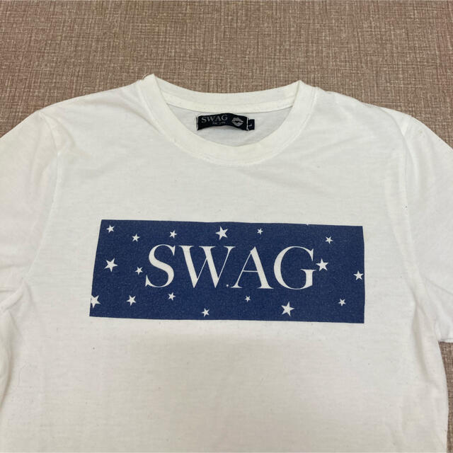 FUGA(フーガ)のSWAGボックスプリントTシャツ　White Sサイズ　サーフTシャツ メンズのトップス(Tシャツ/カットソー(半袖/袖なし))の商品写真