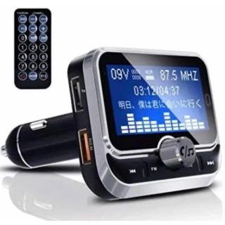 FMトランスミッター Bluetooth ワイヤレス 高音質 ハンズフリー通話(カーオーディオ)
