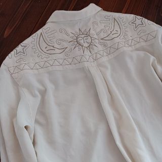 デプト(DEPT)の※専用※ vintage 古着 月 太陽 星 シャツ サン ムーン ヴィンテージ(シャツ/ブラウス(長袖/七分))