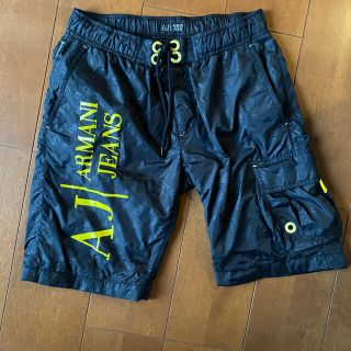 SALE/ ARMANI JEANS アルマーニ ジーンズ ショートパンツ カジュアル シャンブレー ベージュ (メンズ 38) N5848