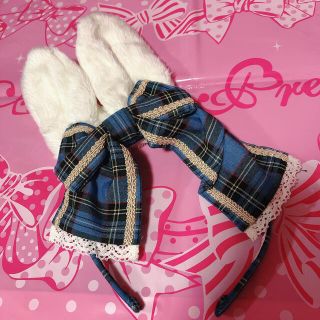 アンジェリックプリティー(Angelic Pretty)のAngelic Pretty Bunny college カチューシャ うさ耳(カチューシャ)