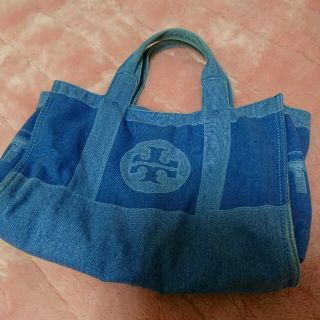 トリーバーチ(Tory Burch)のトリーバーチ デニムバッグ(トートバッグ)