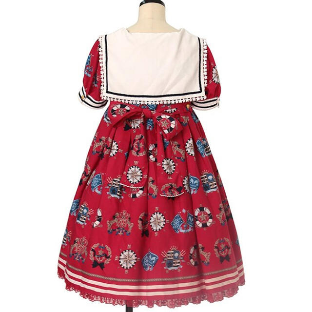 Angelic Pretty(アンジェリックプリティー)のAngelic Pretty Vintage Marineワンピース レディースのワンピース(ひざ丈ワンピース)の商品写真