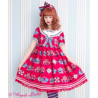 アンジェリックプリティー(Angelic Pretty)のAngelic Pretty Vintage Marineワンピース(ひざ丈ワンピース)