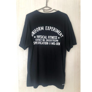 ユニフォームエクスペリメント(uniform experiment)のUE ユニフォームエクスペリメント　Tシャツ　サイズ2 ネイビー(Tシャツ/カットソー(半袖/袖なし))